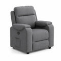 Stoffsessel Grau 90cm Breite x 85cm Tiefe x 100cm Höhe