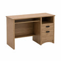 Holzschreibtisch mit Eichefurnier und Schubladen 120x50x75cm